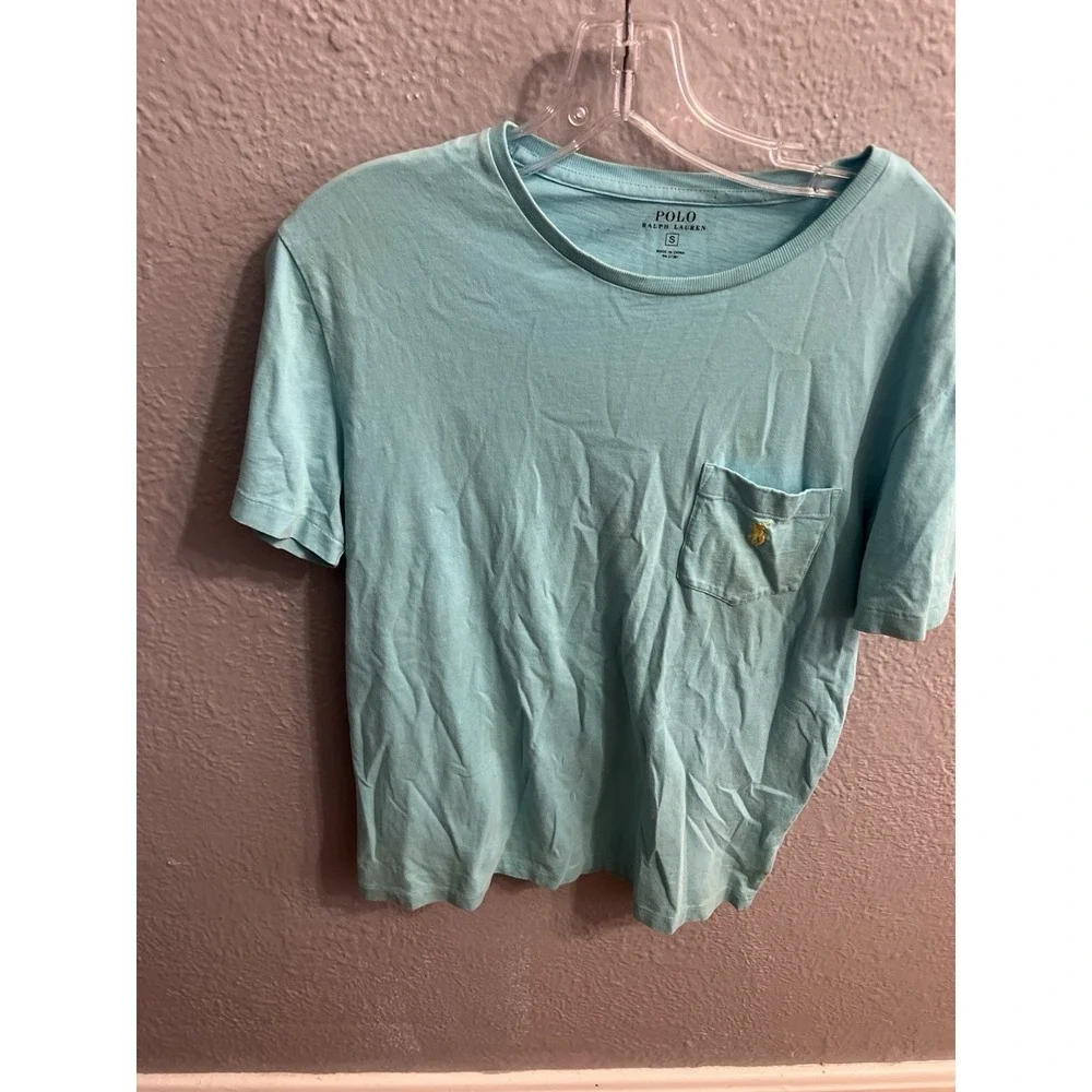 Polo Ralph Lauren‎ Crew Neck T Shirt Mens Size Small Blue